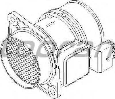 Расходомер воздуха TOPRAN купить