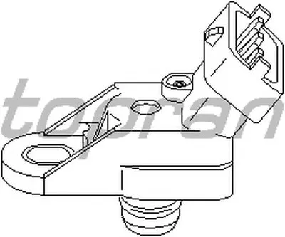 Датчик, давление во впускном газопроводе TOPRAN купить