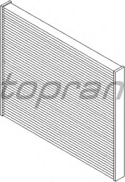 Фильтр, воздух во внутренном пространстве TOPRAN купить