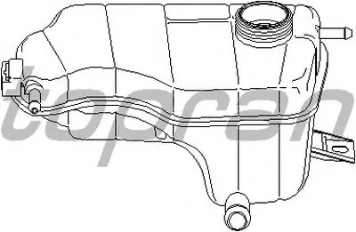 Компенсационный бак, охлаждающая жидкость TOPRAN купить