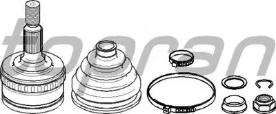 Шарнирный комплект, приводной вал TOPRAN купить