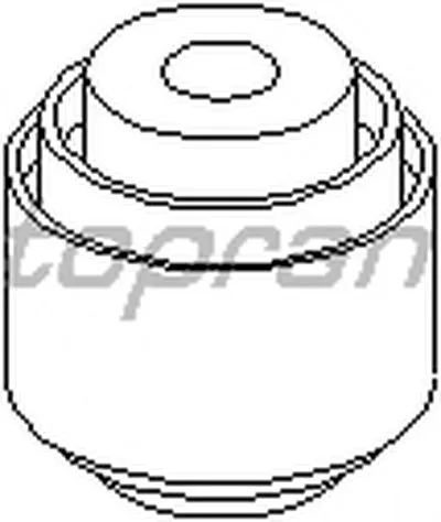 Втулка, балка моста TOPRAN купить