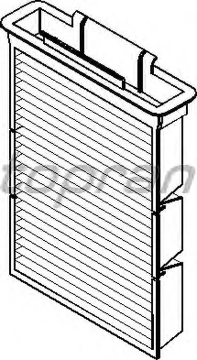 Фильтр, воздух во внутренном пространстве TOPRAN купить