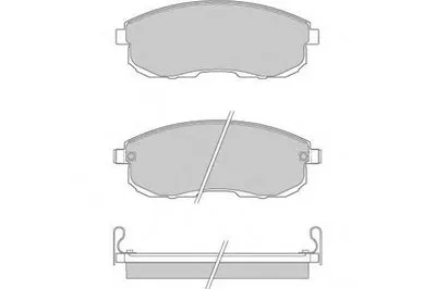 Комплект тормозных колодок, дисковый тормоз E.T.F. купить