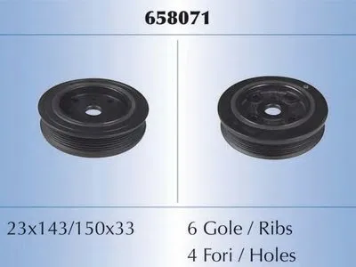 Ременный шкив, коленчатый вал MALÒ купить