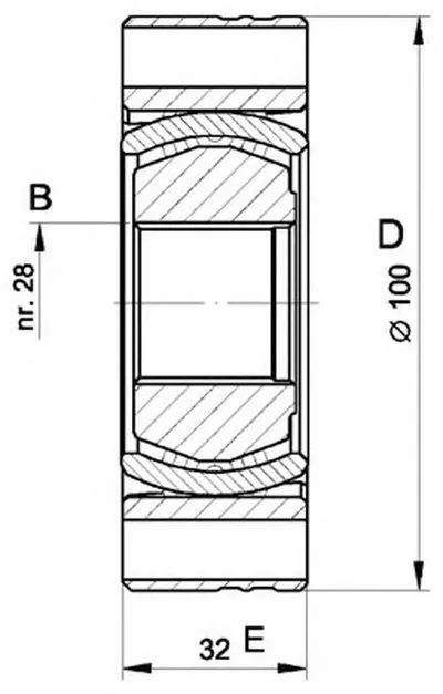 Шарнирный комплект, приводной вал SPIN OPEN PARTS купить