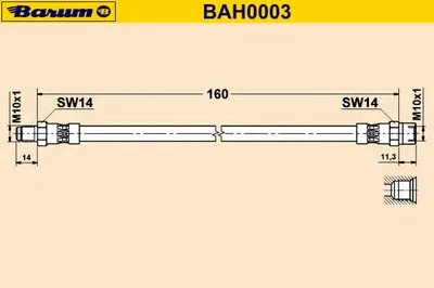 Тормозной шланг BARUM купить