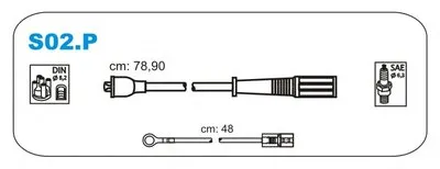 Комплект проводов зажигания JANMOR купить