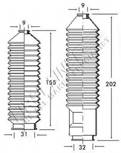 Пыльник, рулевое управление FIRST LINE купить