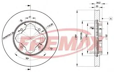 Тормозной диск Premium Carbon + FREMAX купить