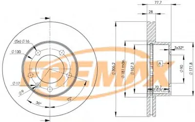 Тормозной диск Premium Carbon + FREMAX купить