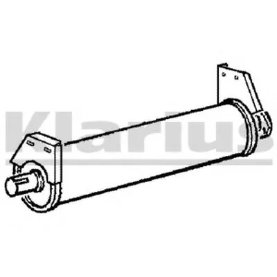 Средний глушитель выхлопных газов KLARIUS купить