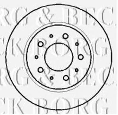 Тормозной диск BORG & BECK купить