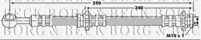 Тормозной шланг BORG & BECK купить