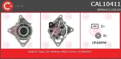 Генератор REMANUFACTURED SERIES CASCO купить