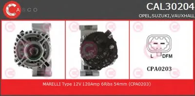 Генератор BRAND NEW SERIES CASCO купить