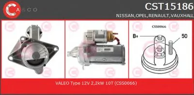 Стартер GENUINE SERIES CASCO купить