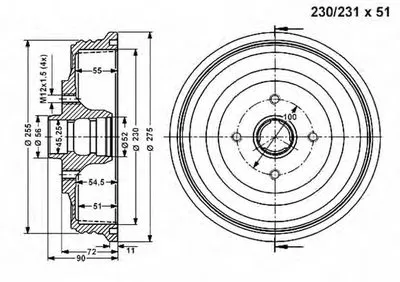Тормозной барабан VEMA купить