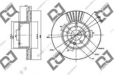 Тормозной диск DJ PARTS купить