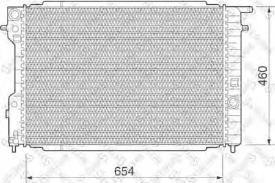 Радиатор, охлаждение двигателя STELLOX купить