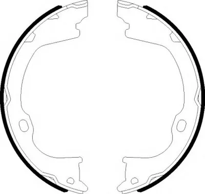 Комплект тормозных колодок, стояночная тормозная система HELLA PAGID купить