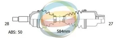 Приводной вал ODM-MULTIPARTS купить