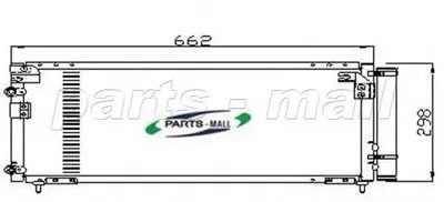 Конденсатор, кондиционер PARTS-MALL купить