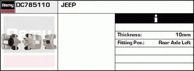 Тормозной суппорт Remanufactured REMY (Multiline) DELCO REMY купить