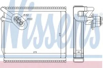 Испаритель, кондиционер NISSENS купить