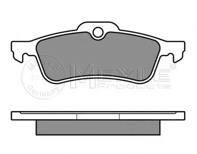Комплект тормозных колодок, дисковый тормоз PLATINUM PAD MEYLE купить