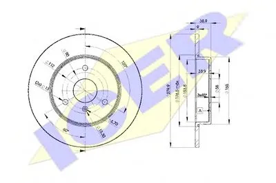 Тормозной диск ICER купить