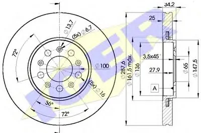 Тормозной диск ICER купить