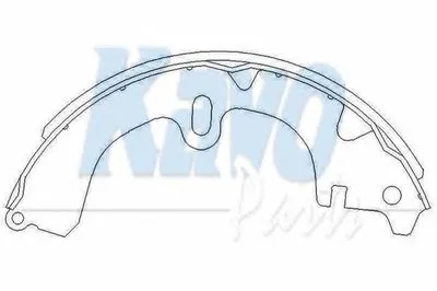 Комплект тормозных колодок KAVO PARTS купить