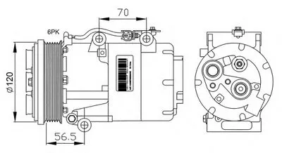 Компрессор, кондиционер NRF купить