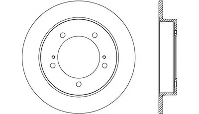 Тормозной диск ADAPTIVE OPEN PARTS купить