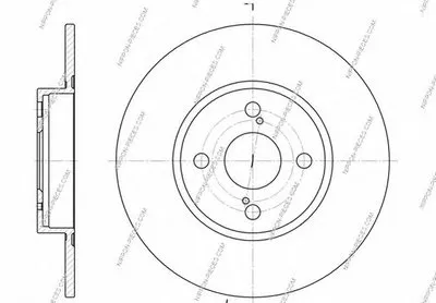 Тормозной диск NPS купить