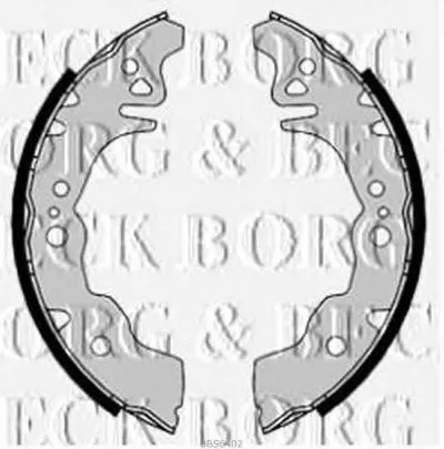 Комплект тормозных колодок BORG & BECK купить