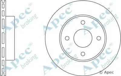 Тормозной диск APEC braking купить