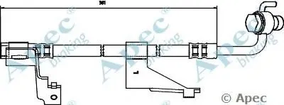 Тормозной шланг APEC braking купить