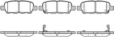 Комплект тормозных колодок, дисковый тормоз KAWE купить