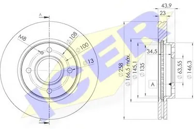 Тормозной диск ICER купить