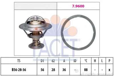 Термостат, охлаждающая жидкость FACET купить