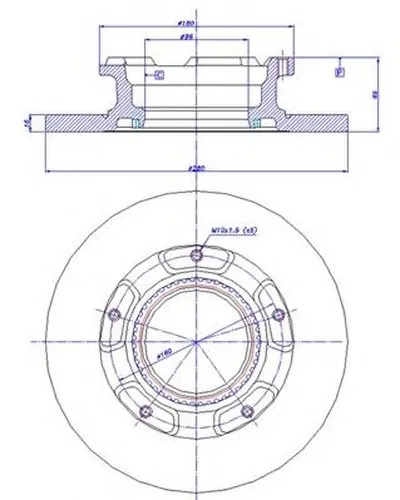 Тормозной диск CAR купить