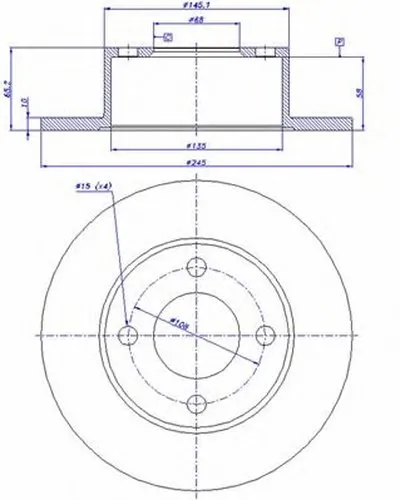Тормозной диск CAR купить