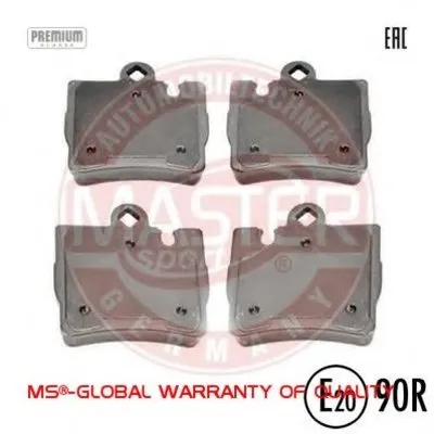 Комплект тормозных колодок, дисковый тормоз Anti-Noise MASTER-SPORT купить