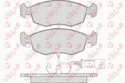 Комплект тормозных колодок, дисковый тормоз VILLAR купить