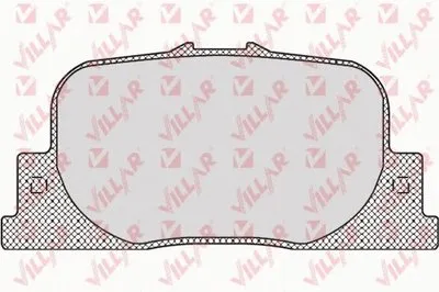 Комплект тормозных колодок, дисковый тормоз VILLAR купить