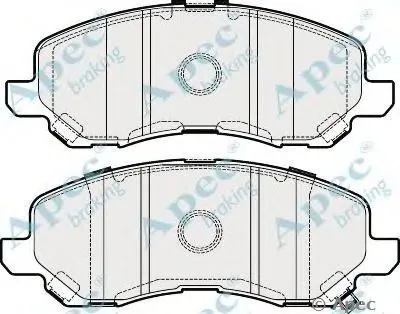 Комплект тормозных колодок, дисковый тормоз APEC braking купить