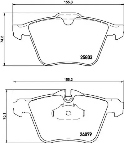Комплект тормозных колодок, дисковый тормоз HELLA PAGID купить
