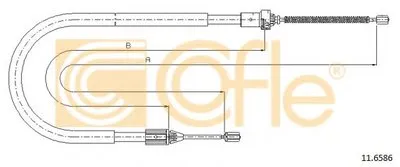 Трос, стояночная тормозная система COFLE купить